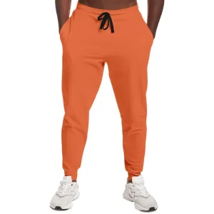 Midtone Orange Joggers | Unisex | with PLUS sizes | C0M70Y80K0