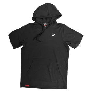 Nano Fleece SS Performance Hoodie - Heather Black