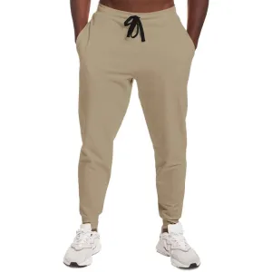 Shaded Pale Pastel Orange Brown Joggers | Unisex | with PLUS sizes | C0M15Y30K30