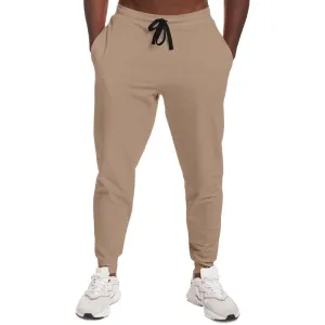 Shaded Pale Pastel Orange Brown Joggers | Unisex | with PLUS sizes | C0M22Y30K30