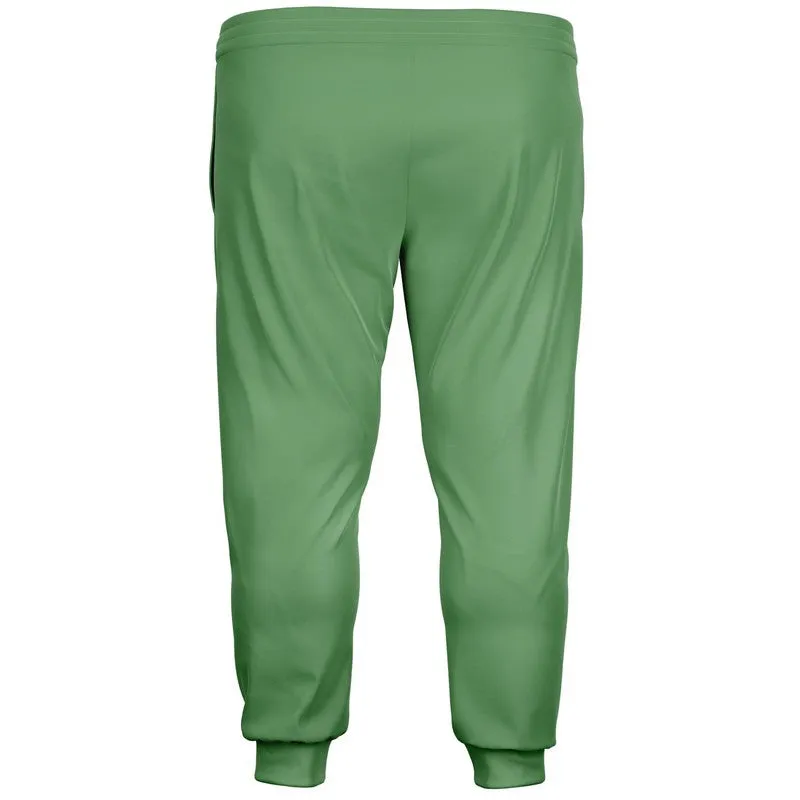 Shaded Pastel Green Joggers | Unisex | with PLUS sizes | C45M0Y60K30