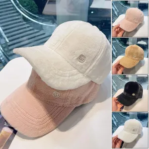 Versatile Baseball Cap Plush Hat